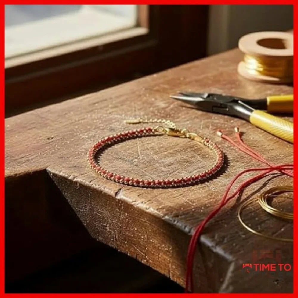 Adjustable Gold Plated Bracelet with Lobster Claw Clasp